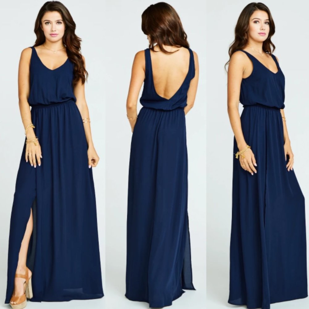 Show Me Your MuMu Kendall - Rich Navy Crisp Sz S